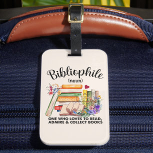 Bibliofildefinition Bagagebricka