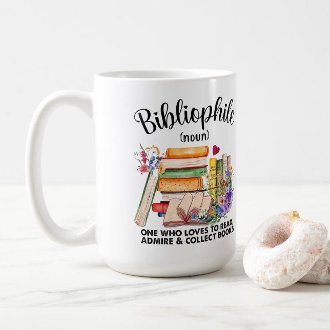Bibliofildefinition Kaffemugg (Med munk)