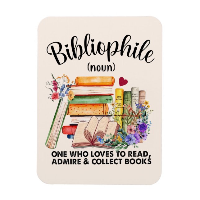Bibliofildefinition Magnet (Vertikal)
