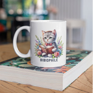 Bibliofilial i spaltburk A Bok Kaffemugg