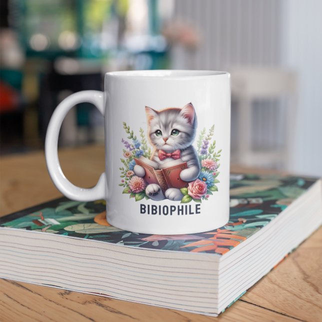 Bibliofilial i spaltburk A Bok Kaffemugg (Skapare uppladdad)