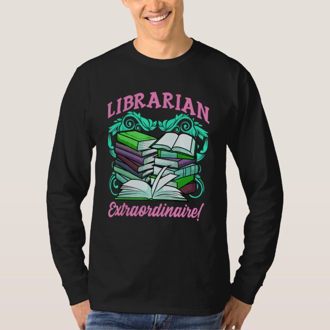 Bibliofilile Des (librarian Inspired Bibliotek) T Shirt (Framsida)