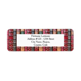 Bibliofils Adressetiketter Returadress Etikett