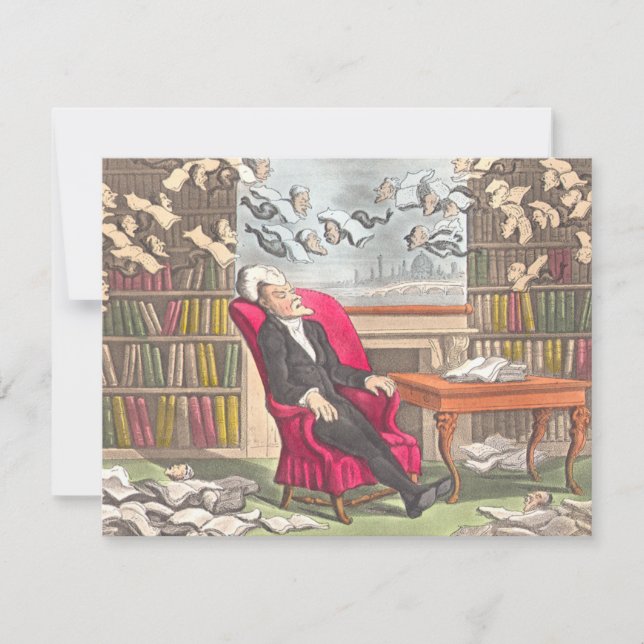 Bibliofils inbjudan till Dream Unique Bok Klubb (Framsida)