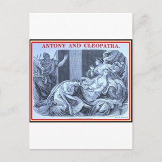 Bibliomania: Shakespeare - Antony och Cleopatra Vykort