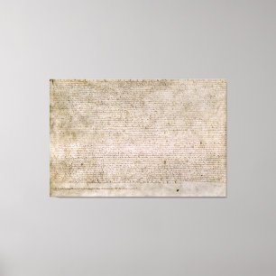 Bibliotek 1215 för ORIGINALMagnaCarta britt Canvastryck