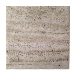 Bibliotek 1215 för ORIGINALMagnaCarta britt Kakelplatta