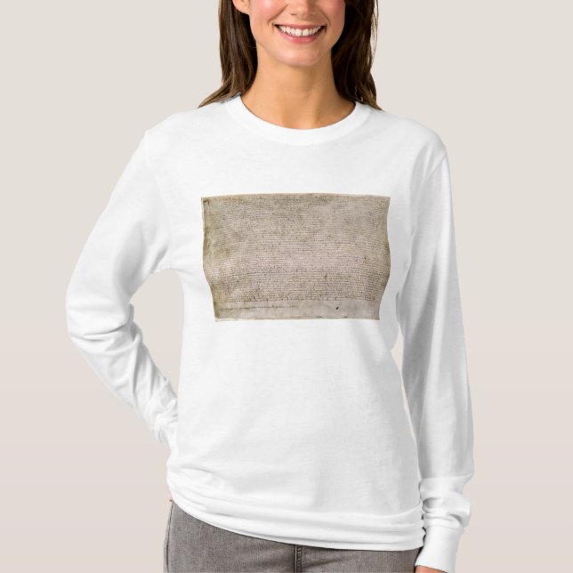 Bibliotek 1215 för ORIGINALMagnaCarta britt Tee (Framsida)