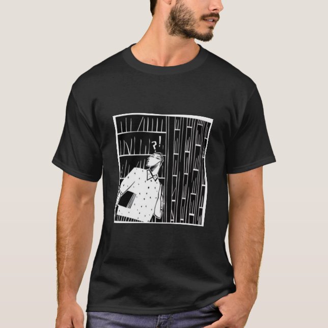 bibliotek 1 t-shirt (Framsida)
