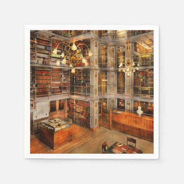 Bibliotek - A literary Classic 1905 Pappersservett (Framsidan)