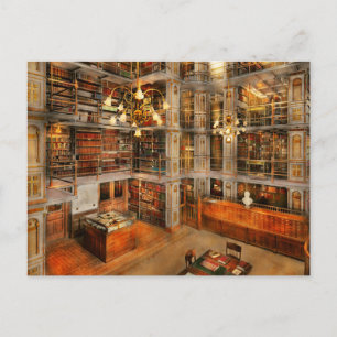 Bibliotek - A literary Classic 1905 Vykort