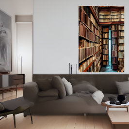 Bibliotek | AI Art Poster