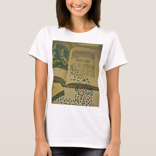 Bibliotek älskare-gåva t shirt (Framsida)