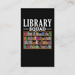 Bibliotek Älskare, vid, vid Bok, vid bibliotekari Visitkort