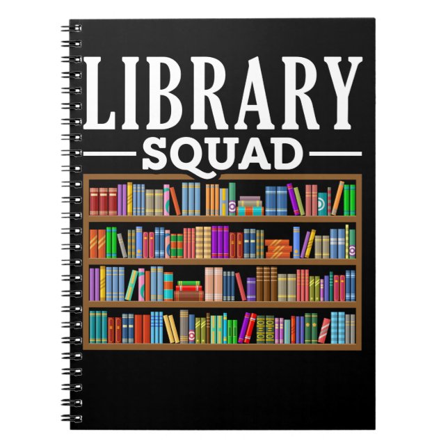 Bibliotek Älskare, vid, vid Bok, vid bibliotekarie Anteckningsbok (Framsidan)