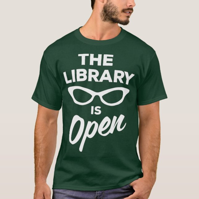 Bibliotek är Open Drag Queen Premium T Shirt (Framsida)