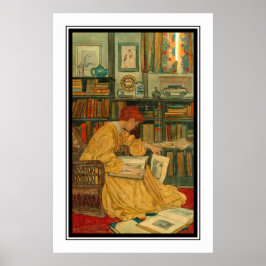 Bibliotek av Elizabeth Shippen Grönt Poster