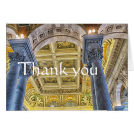 Bibliotek av kongresstaket, tacka dig hälsningskort