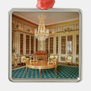 Bibliotek av Louis XVI dekorerade i 1781 Julgransprydnad Metall