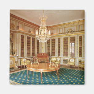 Bibliotek av Louis XVI dekorerade i 1781 Magnet