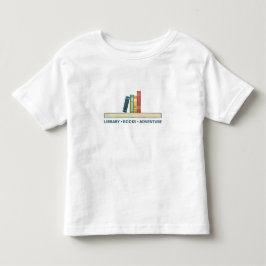 Bibliotek, Böcker, Äventyrs Toddler T-Shirt