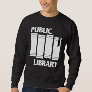 Bibliotek Bok Lång Ärmad Tröja