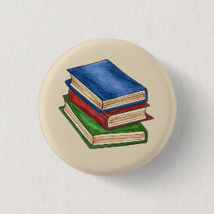 Bibliotek Bok Stack Lacher Librarian Educator Gift Knapp