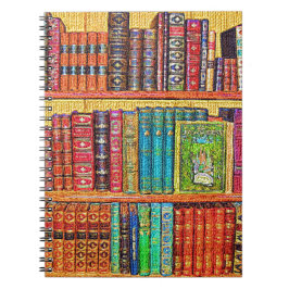 Bibliotek Bokar Anteckningsbok