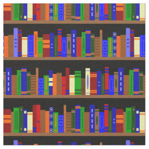 bibliotek bokar bokhyllor tyg