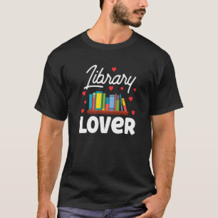 Bibliotek Bokar Ord T Shirt