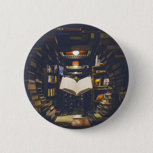 Bibliotek Bokar Sheldon Open Bok Read Knapp