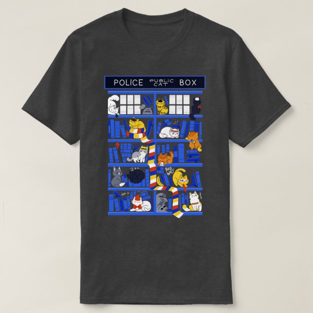 Bibliotek Box WHO T Shirt (Design framsida)