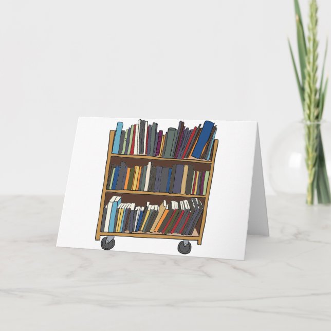 Bibliotek Cart Kort (Framsida)