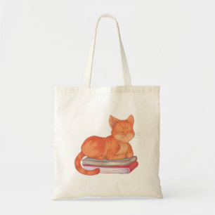 Bibliotek Cat Tygkasse