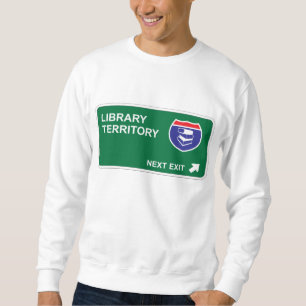 Bibliotek därefter går ut långärmad tröja