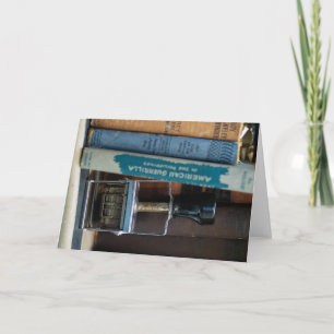 Bibliotek Datum Frimärke Kort