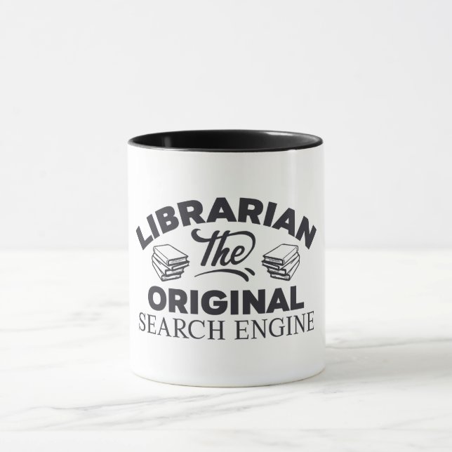 Bibliotek den ursprungliga sökmotorn mugg (Center)