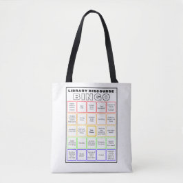 Bibliotek Diskurs Bingo Shirt Tote Bag Tygkasse