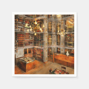Bibliotek - en litterär klassiker 1905 pappersservett
