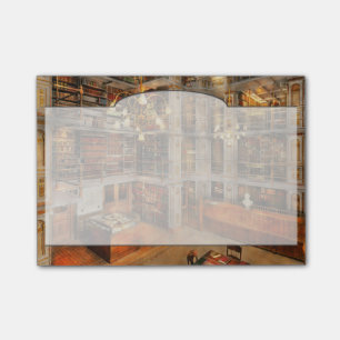Bibliotek - en litterär klassiker 1905 post-it block