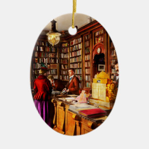 Bibliotek - En ny idé 1895 Julgransprydnad Keramik
