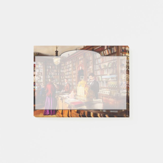 Bibliotek - En ny idé 1895 Post-it Block (Framsida)