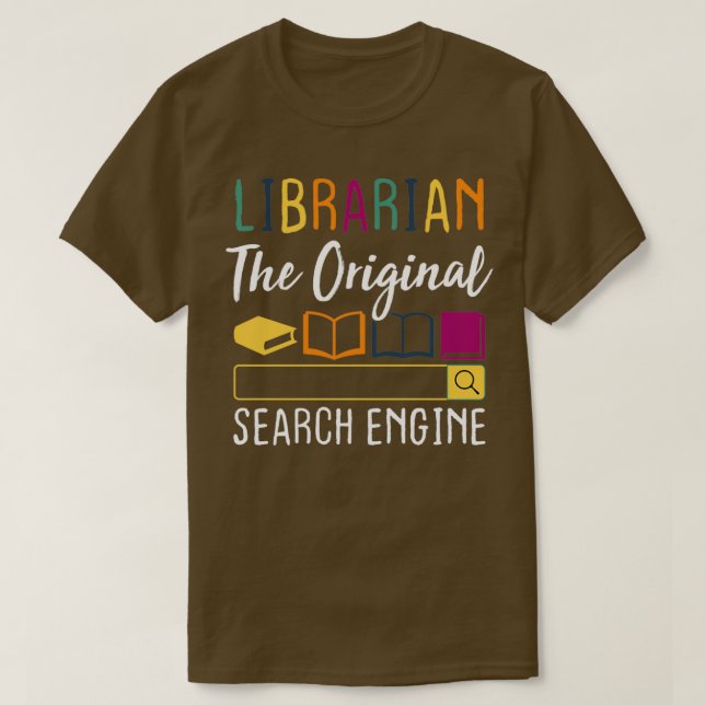 Bibliotek för den ursprungliga sökmotorn t shirt (Design framsida)