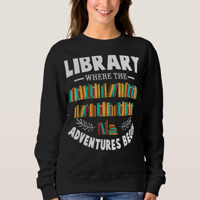 Bibliotek För manar Women Bookworm Reading Bok T Shirt (Framsida)