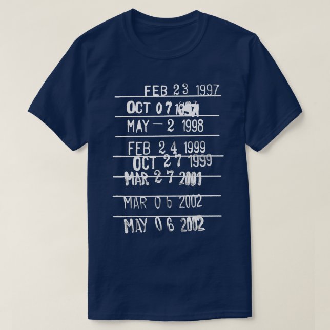 Bibliotek förfallodatum Frimärke bibliotekarie Boo T Shirt (Design framsida)