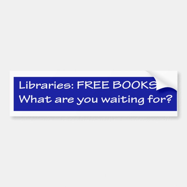 Bibliotek: freebooks bildekal (Framsidan)