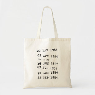 Bibliotek Frimärke Förfaller 1984 Tygkasse