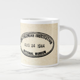 Bibliotek Frimärke Smithsoniska institutionen 1944 Jumbo Mugg