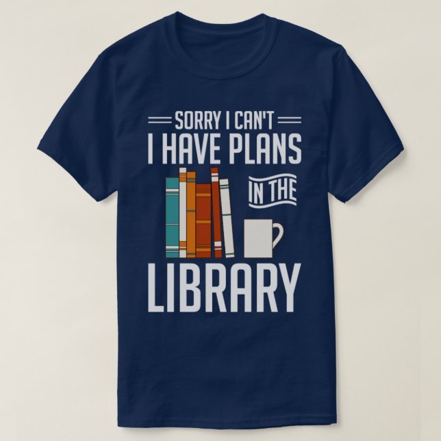 Bibliotek Funny Bookworm Reading Bokar Librarian T Shirt (Design framsida)