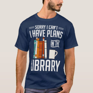 Bibliotek Funny Bookworm Reading Bokar Librarian T Shirt